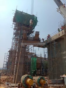 Photos From New Kiln Erection - Infinity For Cement Equipment